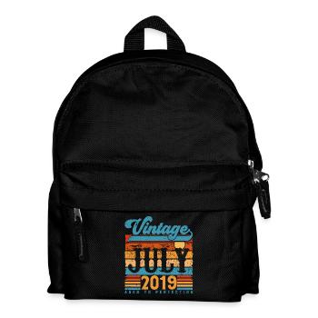 Juli 2019, Juli 2019 Geburtstagsgeschenk. - Kinder Rucksack - Schwarz - Vorne