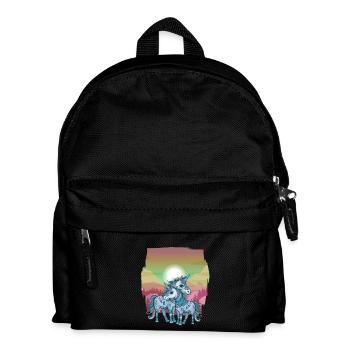 Licornes Enfant Enfants Licornes - Sac à dos Enfant - noir - Devant