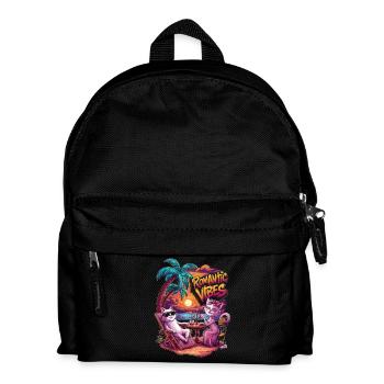 Romantic Cats at Sunset - Kids' Backpack - black - Front