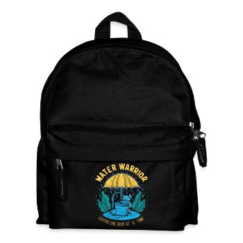 Water Warrior Drop Hero - Kids' Backpack - black - Front