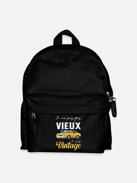 I'm not old, I'm vintage - Kids' Backpack - black