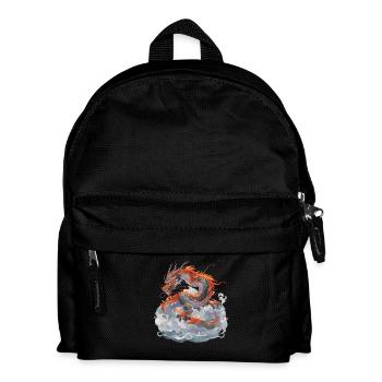 Dragon Dragon Mythical Creature Fairy Tale - Kids' Backpack - black - Front