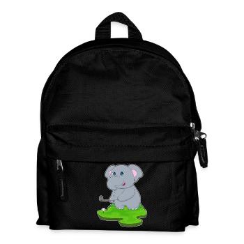 Elefant Golf Golfschläger - Kinder Rucksack - Schwarz - Vorne
