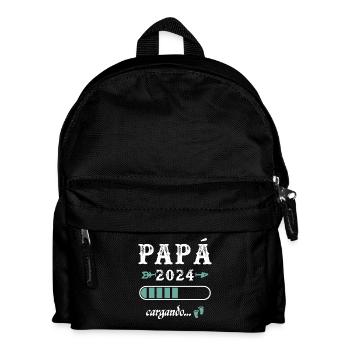 Dad 2024 Loading Gift Future Father - Kids' Backpack - black - Front