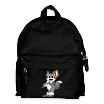 Cat Bâton de Hockey sur Glace - Sac à dos Enfant - noir - Devant