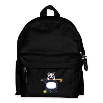 Bâton de hockey sur gazon Panda - Sac à dos Enfant - noir - Devant