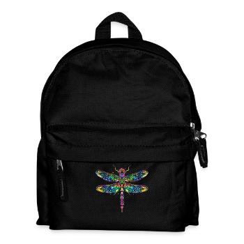 Dragonfly Dragonfly Colorful Wings Cute Dragonflies - Kids' Backpack - black - Front