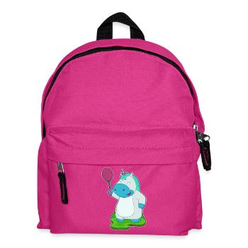 Raquettes de tennis licorne - Sac à dos Enfant - fuchsia - Devant