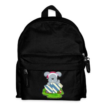 Hase Weihnachten Paket - Kinder Rucksack - Schwarz - Vorne