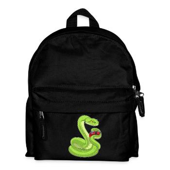 Schlange Gamer Controller - Kinder Rucksack - Schwarz - Vorne