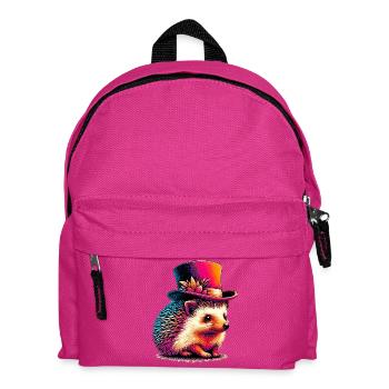 Hedgehog - Kids' Backpack - fuchsia - Front