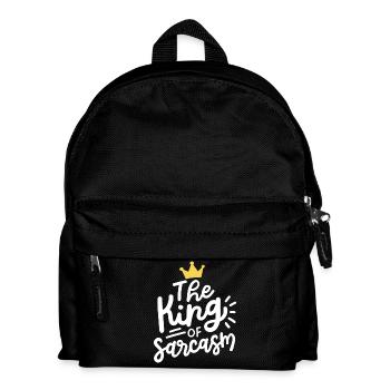 Sarkasmus sarkastisch - Kinder Rucksack - Schwarz - Vorne