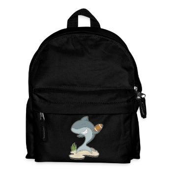 Hai American Football Sports - Kids' Backpack - black - Front
