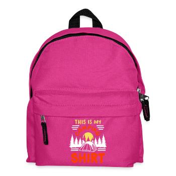 Camping Camper - Kinder Rucksack - Fuchsia - Vorne