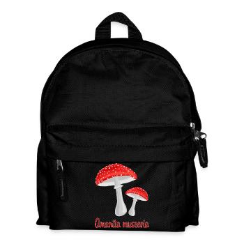 Autumn mushrooms - Kids' Backpack - black - Front
