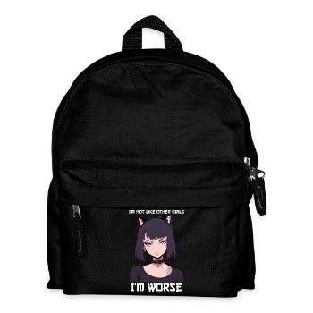 Not Like Other Girls Goth Anime Girl Edgy Grunge - Kids' Backpack - black - Front