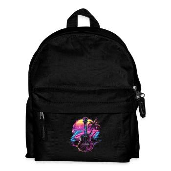 Ukulele Retrowave - Kinder Rucksack - Schwarz - Vorne