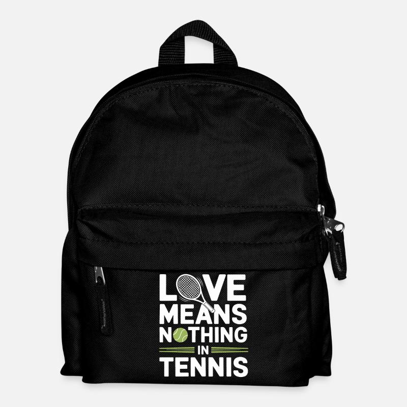 Love Means Tennis - Kids' Backpack - black