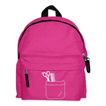 friseur pocket - Kinder Rucksack - Fuchsia - Vorne