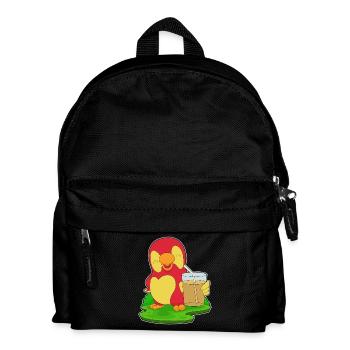 Papagei Saft - Kinder Rucksack - Schwarz - Vorne