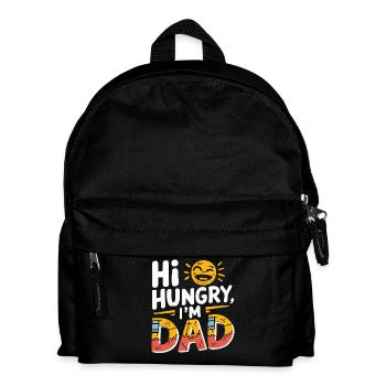 Göttergatte - Papa Witze - Kinder Rucksack - Schwarz - Vorne