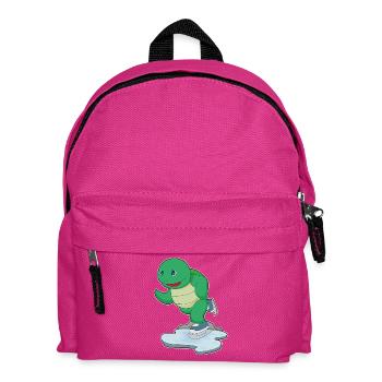 Patins à glace tortue - Sac à dos Enfant - fuchsia - Devant
