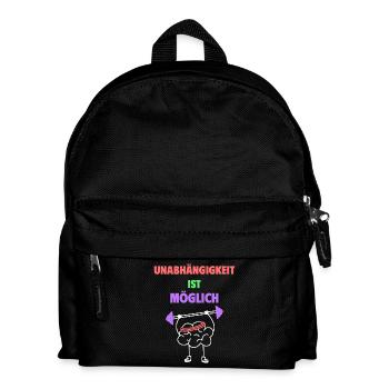L’indépendance est possible - Sac à dos Enfant - noir - Devant