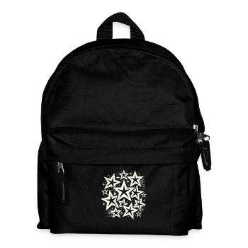 Sterne Gestirn Sternchen Geschenk Sternenhimmel - Kinder Rucksack - Schwarz - Vorne