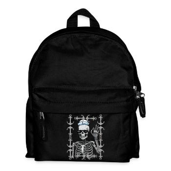 maritime Halloween sailor Moin sailor sailor - Kids' Backpack - black - Front