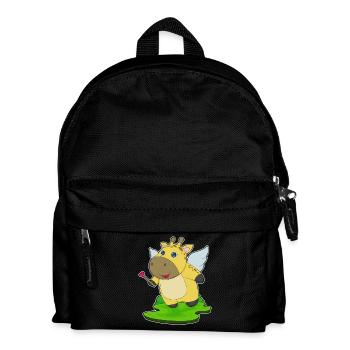 Giraffe Fee Zauberstab - Kinder Rucksack - Schwarz - Vorne