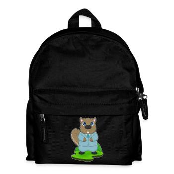 Beaver Groom Costume Mariage - Sac à dos Enfant - noir - Devant