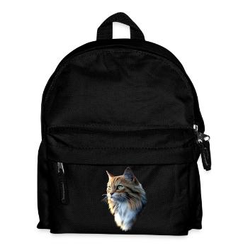Chat de la forêt norvégienne Chat des forêts norvégiennes - Sac à dos Enfant - noir - Devant