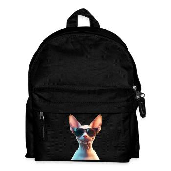 Sphynx Katze Sphynxkatze Canadian Cat Süße Sphinx - Kinder Rucksack - Schwarz - Vorne
