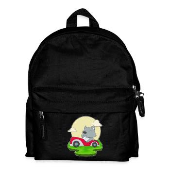 Cat Car - Kids' Backpack - black - Front