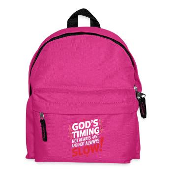 VIEL GLÜCK - Kinder Rucksack - Fuchsia - Vorne