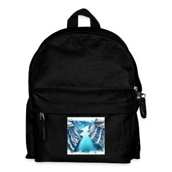 Geirangerfjord Norwegen Skandinavien Naturwunder - Kinder Rucksack - Schwarz - Vorne
