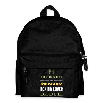 Voici à quoi ressemble un grand amateur de boxe - Sac à dos Enfant - noir - Devant