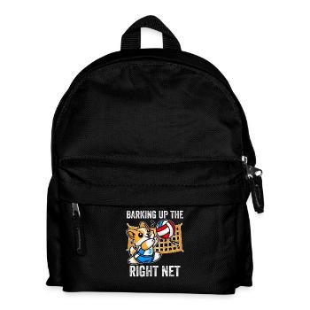 Aboyer sur le bon filet Humour drôle de chien corgi - Sac à dos Enfant - noir - Devant