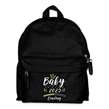 Baby 2025 Loading Saying - Kids' Backpack - black - Front