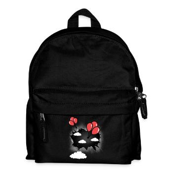 Luftballon himmlisch Himmel Luftballons - Kinder Rucksack - Schwarz - Vorne