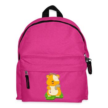 Hamster Peintre Pinceau Peinture - Sac à dos Enfant - fuchsia - Devant
