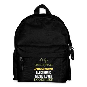 C’est ce qu’un amateur de musique électronique génial loo - Sac à dos Enfant - noir - Devant