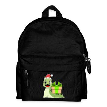 Paquet de Noël Escargot - Sac à dos Enfant - noir - Devant
