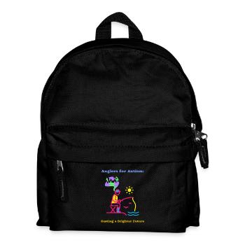 Anglers For Autism Casting a Brighter Future - Kids' Backpack - black - Front