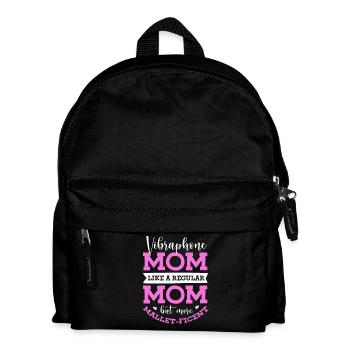Maman vibraphone comme une maman normale mais en plus - Sac à dos Enfant - noir - Devant