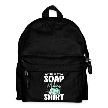 This is my soap making - Kinder Rucksack - Schwarz - Vorne