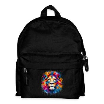 Lion - Kids' Backpack - black - Front