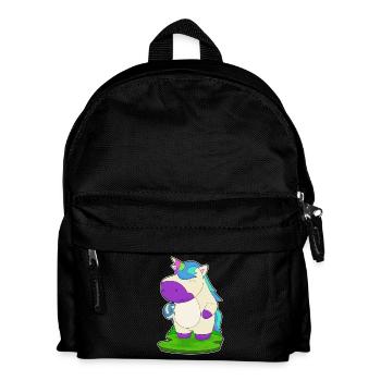 Unicorn Volleyball Player Volleyball - Kids' Backpack - black - Front