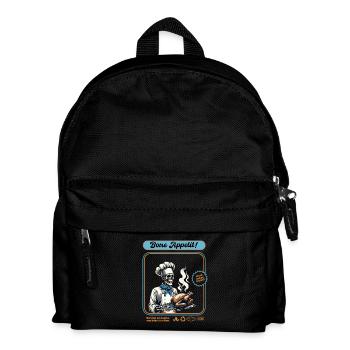 Skeleton Turkey Cook - Kids' Backpack - black - Front