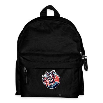 Peace sign from the swag devil - Kids' Backpack - black - Front
